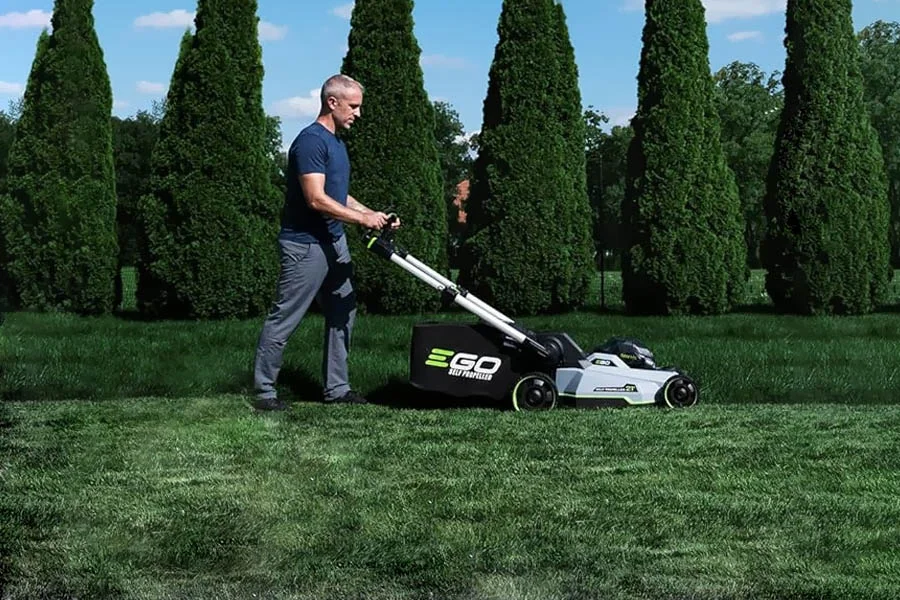 lawn mower self propelled electric